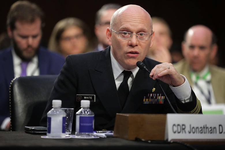 Commander Jonathan White testified that he warned the Trump administration about the likely effect on children of family separation.